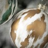 4.5"H Sullivans Distressed Ball Ornament - Set of 2  Multicolored Christmas Ornaments - 2 of 2