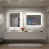 Apmir Super Bright Front & Back LED Lighted Anti-Fog Aluminum Alloy Framed Tempered Glass Bathroom/Vanity Mirror with ETL & 3-Year Warranty - 4 of 4