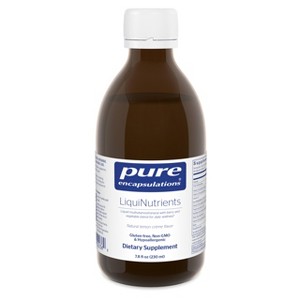 Pure Encapsulations LiquiNutrients - Multivitamin/Mineral Complex Enhanced with Organic Fruits and Vegetables - 7.8 fl oz - Natural Lemon Crème Flavor - 1 of 4