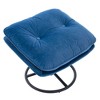 CAVINAS 360° Swivel Accent Chair with Ottoman,Modern Lazy Chair for Living Room,Upholstered Armchair with Metal Base,Living Room Furniture - 3 of 4