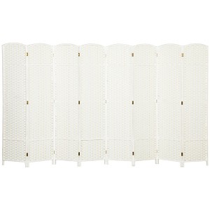 Folding Room Divider Screen 8 Panel 5.6 ' Tall Privacy Screen Freestanding Room Partition for Home Office - 1 of 4