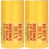 Burt's Bees Mini Lip Balms - Beeswax - 0.049oz/2ct - 2 of 3