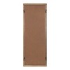 Kate and Laurel Pierette Framed Wall Mirror, 16x42, Natural - 4 of 4