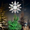 Kurt Adler 12.75-Inch Iridescent Snowflake Tree Topper - 3 of 3