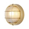 Elson 7.87" Outdoor Sconce (Set of 2) - PLT4022 - Gold - Safavieh - 4 of 4