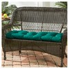 Kensington Garden 17x44 Solid Outdoor Bench Cushion Navy : Target