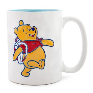 Silver Buffalo Disney Winnie the Pooh "Adventure Awaits" Pottery Ceramic Mug | Holds 16 Ounces - 1 of 4