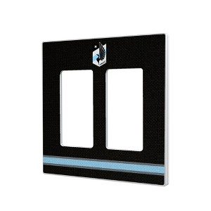 MLS Western Conference Teams Stripe Hidden-Screw Light Switch Plate for Double Rocker - 1 of 4