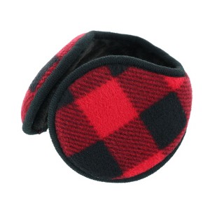 Grand Sierra Buffalo Plaid Fleece Lined Ear Wrap - 1 of 4