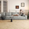 MAYEERTY 107" Cloud L-Shape Sofa Gray - 107" Gray L-Shape, Corduroy, No Assembly, Fits Small Apartment - 3 of 4