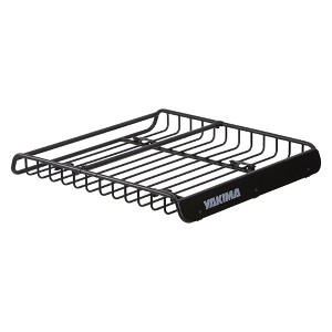 Yakima MegaWarrior Large Sized Heavy Duty Steel Cargo Basket Roof Rack with Universal Mounting Hardware for All Yakima StreamLine Crossbars, Black - 1 of 4