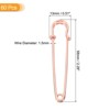 Unique Bargains Metal DIY Blankets Crafts Brooch Making Home Sewing Large Safety Pins 60 Pcs - 2 of 4