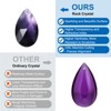 Unique Bargains Crystal Pendants Teardrop Beads for DIY Lamp Arts Crafts Decoration 6 Pcs - 3 of 4