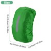 Unique Bargains Waterproof Backpack Rain Cover with a Vertical Reflective Strap for Hiking/Biking 1 Pc - 3 of 4