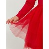 RuffleButts Girls Flutter Tulle Long Sleeve Twirl Dress - 4 of 4