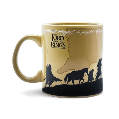 Lord of The Rings Gondor Elven Text 20oz Ceramic Camper Mug