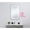 Elegant Lighting Genesis 20in x 36in soft edge LED mirror - 2 of 4