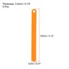 Unique Bargains Fishing Net Repair Line Kits Plastic Netting Needle Shuttle 3 Pcs Orange 5.12"x0.47"x0.13" - 2 of 4