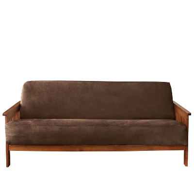 Soft Suede Futon Cover Chocolate - Sure Fit