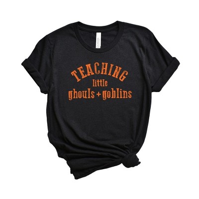 Simply Sage Market Women's Teaching Little Ghouls And Goblins Short Sleeve Graphic Tee
