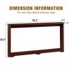 COWLOWN Corrugated Texture Narrow Console Table, Sofa Table for Hallway & Entryway - 2 of 4