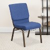 Emma and Oliver 18.5"W Church/Reception Guest Chair with Communion Cup Book Rack - 2 of 4