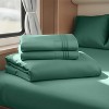 Nestl RV Queen Sheets, Super Soft 4PC Microfiber Sheet Set for Camper, Short Queen Sheets - 2 of 4