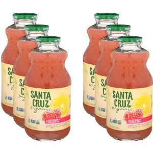 Santa Cruz Organic Raspberry Lemonade - Case of 6 - 32 fl oz - 1 of 2