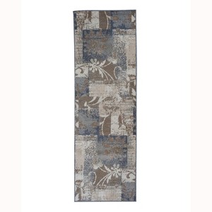 Contemporary Floral Patchwork Indoor Area Rug by Blue Nile Mills - 1 of 4