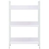 vidaXL Book Shelf Storage Bookcase Rack Organizer Furniture Engineered Wood - White 35.6" - 3 of 4
