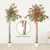 Artificial Bougainvillea Tree, Tall Potted Fake Bougainvillea Trees, Faux Tree with Lifelike Wood Trunk and Pink Flowers for Indoor Outdoor Decor - 4 of 4