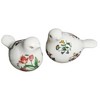 Portmeirion Botanic Garden Figural Salt and Pepper Shaker Set, Bird Shaped with Assorted Floral Motifs, Made from Porcelain, Chip Resistant Glaze - 4 of 4