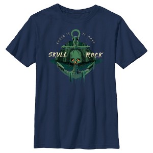 Boy's Peter Pan & Wendy Skull Rock Enter if ye Dare T-Shirt - 1 of 4