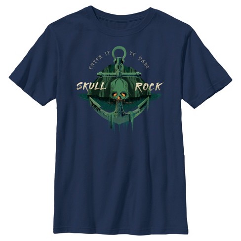 Boy's Peter Pan & Wendy Skull Rock Enter if ye Dare T-Shirt - image 1 of 4