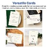 Avery Printable Rectangle Invitation Cards, 5.5" x 8.5", Ivory Cardstock, Laser/Inkjet Cards, 20 Total - 3 of 4