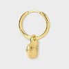 Bijoux Sport by Luv Aj MLB Gold Logo Heart Hoop Earrings - 2 of 3
