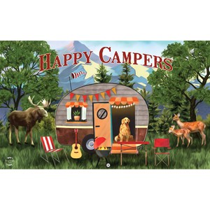 Briarwood Lane Summer Doormat 30x18 Indoor Outdoor Great Outdoors Camper Fall For Summer Doormat - 1 of 4