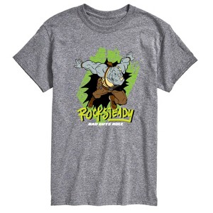 Men's - Teenage Mutant Ninja Turtles - Rocksteady Character Short Sleeve Graphic T-Shirt - 1 of 4
