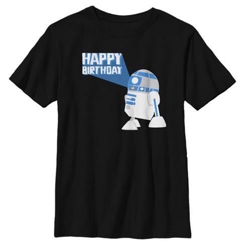 Star Wars Boys' Big R2d2 Pop Comic Sounds Graphic Tee