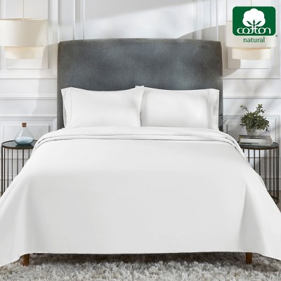 Antique White King Cotton Sateen Deep Pocket Sheet Set