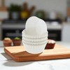 Unique Bargains Solid Color Disposable Baking Cups Greaseproof Paper 1.97"x1.18" 100 Pcs - 2 of 4