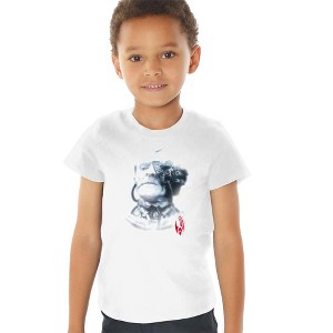 Toddler Boys' Star Trek Borg Head T-Shirt White - 1 of 4