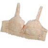 Allegra K Women Full Cup Breathable Comfort Floral Lace Non-Padded Underwired Bra - 2 of 4