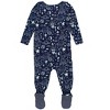 RuggedButts SoftSnooze Baby Boys One Piece Footie Pajamas - 2 of 4