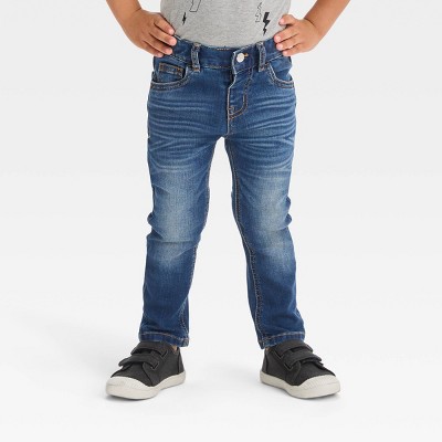 Toddler Boys' Slim Fit Jeans - Cat & Jack™ Medium Wash 12m : Target