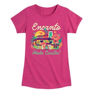 Girls' - Disney - Hola Casita Fitted Short Sleeve Graphic T-Shirt - 1 of 4