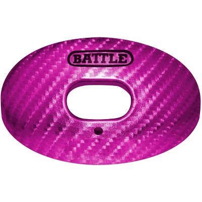 Battle Sports Carbon Chrome Oxygen Lip Protector Mouthguard with Strap