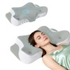 PAGED 23.6" Neck Pillow, Ergonomic Memory Foam Bed Pillow with Removable Cover for Back, Stomach or Side Sleepers, Cervical Pain Relief - 2 of 4