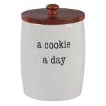 Just Words Cookie Jar with Bamboo Lid - Certified International
