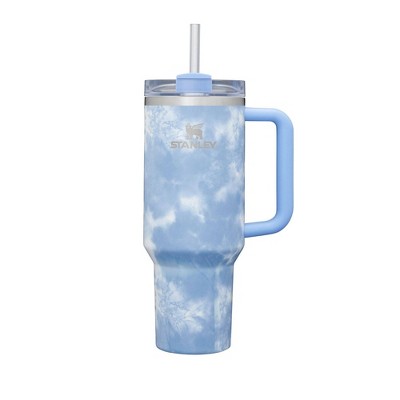 Image of Stanley 40oz Stainless Steel H2.0 FlowState Quencher Tumbler - Ocean Tie Dye
